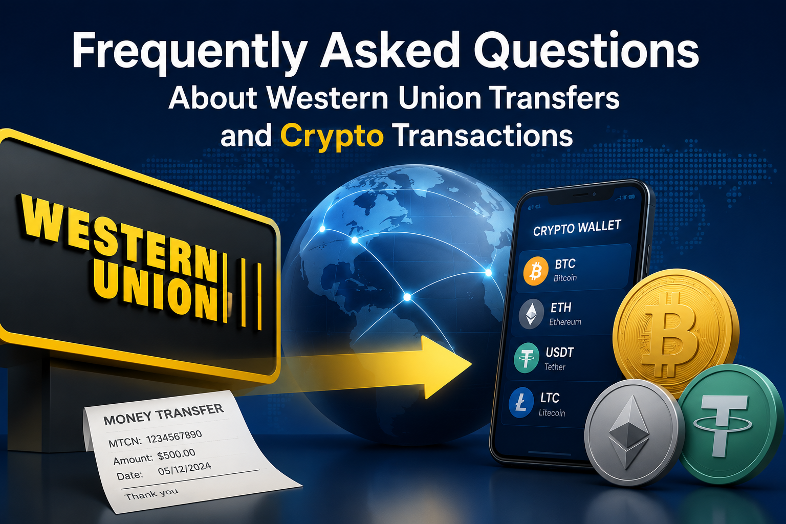 Frequently Asked Questions About Western Union Transfers and Crypto Transactions